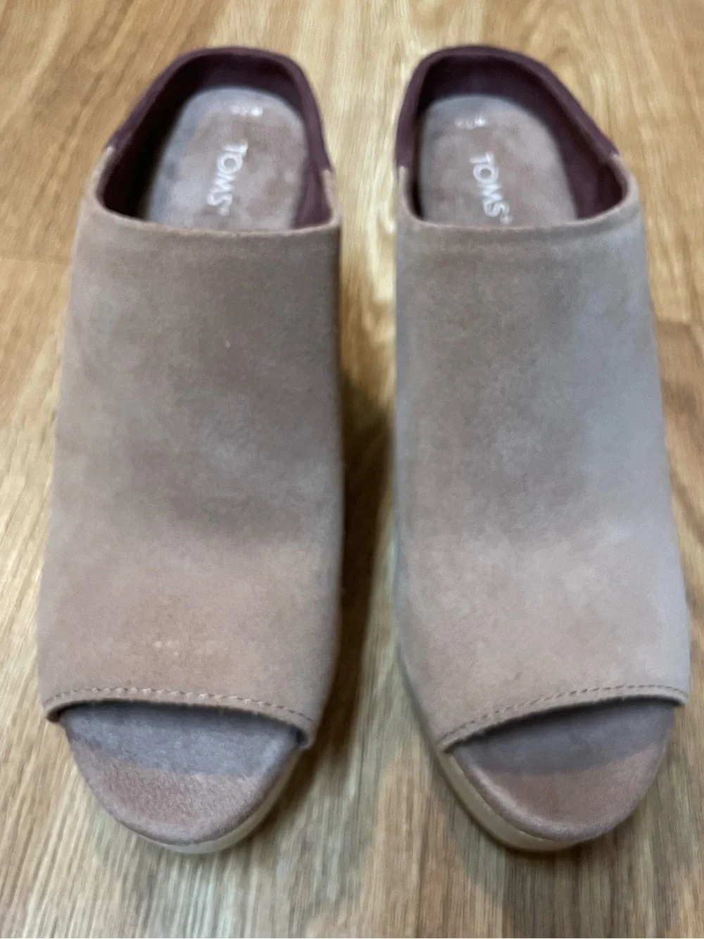 Tom’s Florence Suede Platform Sandal Sz 7.5